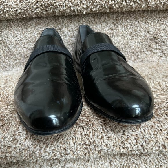 Bally Men\'s Black Patent Leather Dress Loafers main image 15